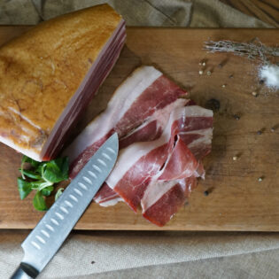 Jambon de Porc Noir Gascon – Affiné 24 Mois, Quart de 1 à 2 kg – Image 2