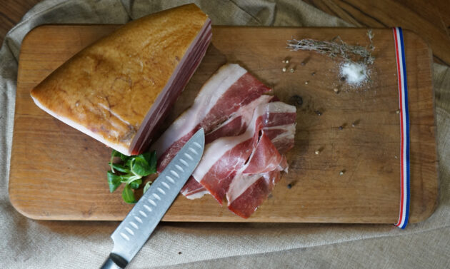 Jambon de Porc Noir Gascon – Affiné 24 Mois, Quart de 1 à 2 kg – Image 2